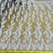 1 Yard Handmade Beaded Lace Fabric Embroidered on Polyester Net Mesh 54 inch Width